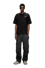 Cotton T-shirt with Diesel Biscotto print