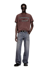 Regular T-shirt with D appliqué