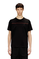 T-shirt with contrast piping