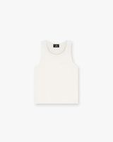 Waffle Vest - Antique White