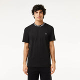 Lacoste Jacquard Neck Piqué T-shirt