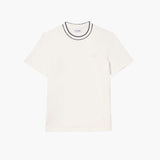 Pique Stripe Collar T-Shirt