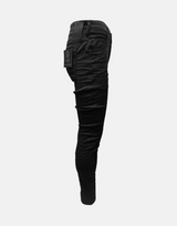 Vialli Joker Ultra Fit Black Jeans