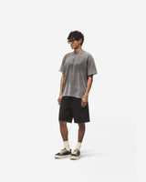 Embroidered Serif Logo T-Shirt - Vintage Grey