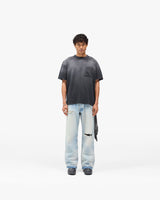Represent X Hunter T-Shirt - Stained Black