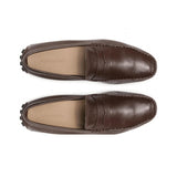 Lacoste Mens Concours Driving Style Loafers 35CAM0118-11I Brown/Black