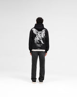 Elegance In Motion Hoodie - Jet Black