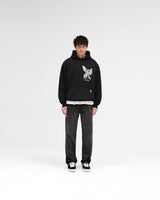 Elegance In Motion Hoodie - Jet Black