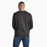 Men's Raw Double Layer Crew Neck Sweatshirt