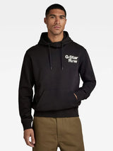 G-Star Men's Back Print Black Hoodie