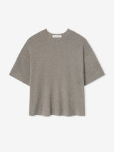 Waffle Short Sleeve Sweater