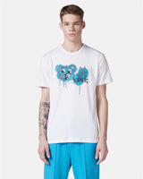Iceberg Classic Regular Fit White Cotton Jersey T-shirt