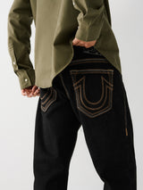 True Religion Jeans Ricky No Flap Black Rinse