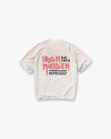 Represent X Iron Maiden Anniversary T-Shirt - Washed Ecru