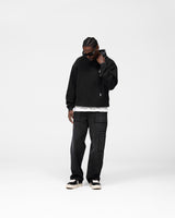 Crest Hoodie - Vintage Black