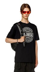 Diesel T-shirt with Diesel Hardwear print