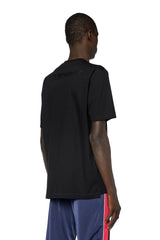 Diesel Logo-print T-shirt in mercerised cotton