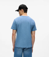 Monogram linen blend T-shirt