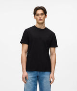 Monogram linen blend T-shirt
