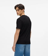 Monogram linen blend T-shirt