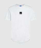 Curved hem T-shirt