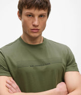 Slim striped logo T-shirt
