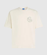 Distressed Monogram boxy T-shirt