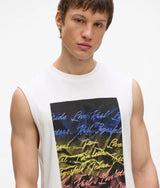 Karl love letter tank top