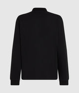 Long-sleeved logo polo shirt