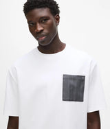 Pinstripe pocket T-shirt