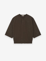 Fine Knit Henley Tee