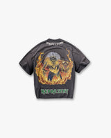 Represent X Iron Maiden Number Of Beast T-Shirt - Sunfade Grey