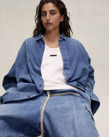 Vented Denim Shirt