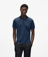 Snap-button polo shirt