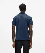 Snap-button polo shirt