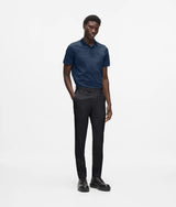Snap-button polo shirt