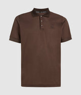 Square snap button polo shirt
