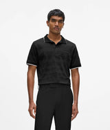 Striped polo shirt