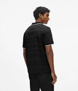 Striped polo shirt