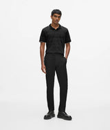 Striped polo shirt