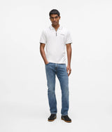Zipped polo shirt