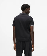 Contrast piping polo shirt