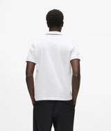 Textured polo shirt