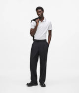 Textured polo shirt