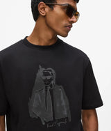 Tonal Karl print T-shirt