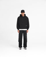Represent Owners Club Flocked Hoodie - Black