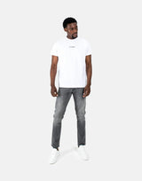 Les Hommes Centre Print White T-Shirt