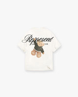 Represent X Harrods Bear Owners Club T-Shirt - Flat White