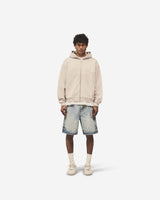 Script Logo Zip Hoodie - Concrete