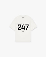 247 Oversized T-Shirt - Flat White